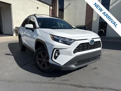 White 2023 Toyota RAV4 Hybrid Woodland Edition for sale in Lindon, UT