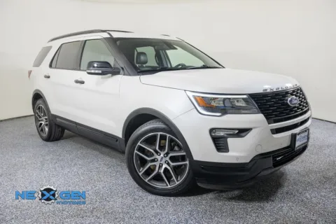 White 2018 Ford Explorer Sport for sale in Lindon, UT