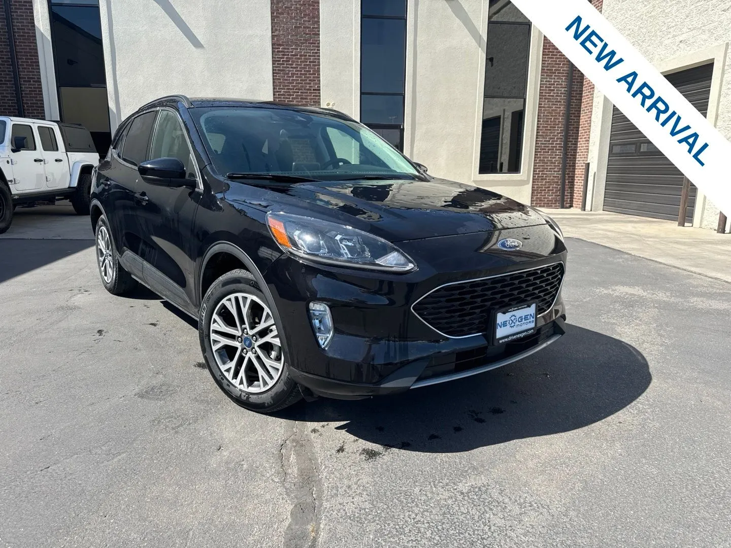 Black 2021 Ford Escape Hybrid SEL for sale in Lindon, UT