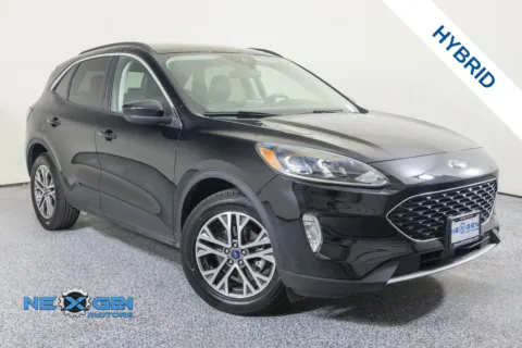 Black 2021 Ford Escape Hybrid SEL for sale in Lindon, UT