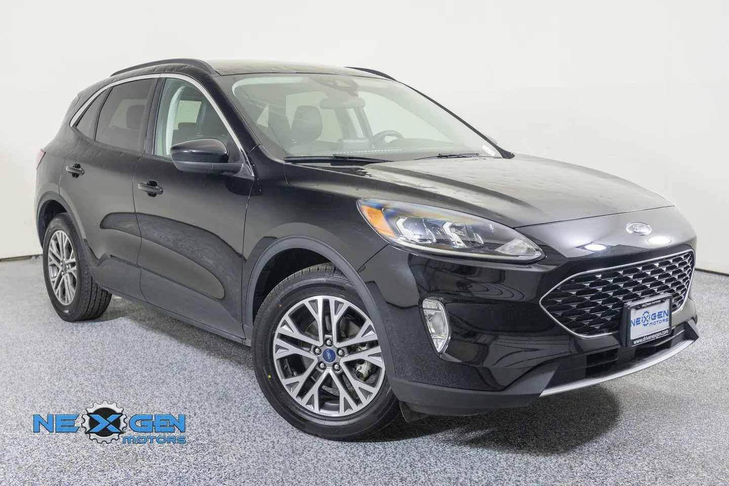 Black 2021 Ford Escape Hybrid SEL for sale in Lindon, UT