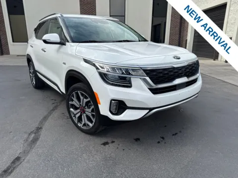 White 2021 Kia Seltos SX for sale in Lindon, UT
