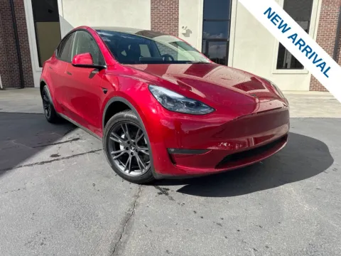 Red 2025 Tesla Model Y Long Range for sale in Lindon, UT