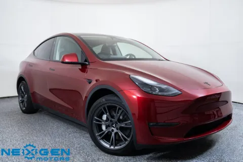 Red 2025 Tesla Model Y Long Range for sale in Lindon, UT