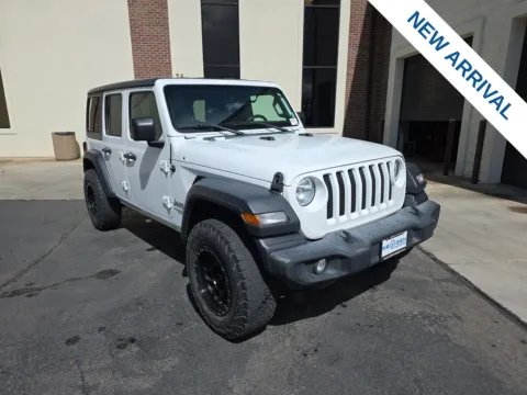 White 2020 Jeep Wrangler Unlimited Sport S for sale in Lindon, UT