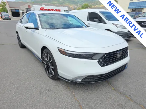 White 2025 Honda Accord Hybrid Touring for sale in Orem, UT