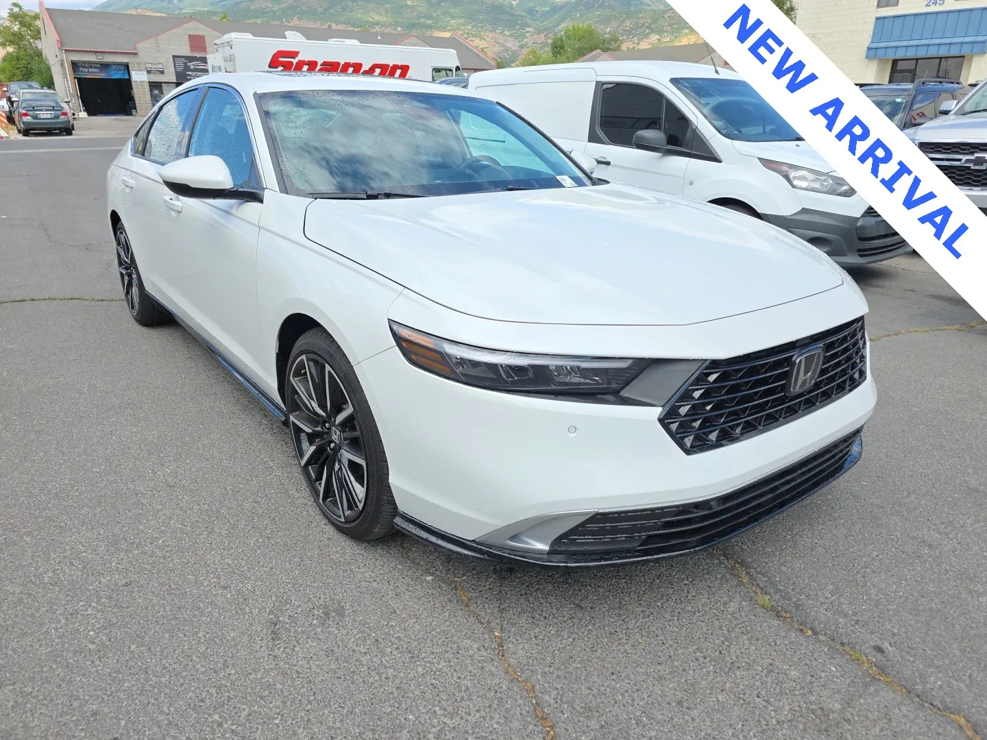 White 2025 Honda Accord Hybrid Touring for sale in Orem, UT