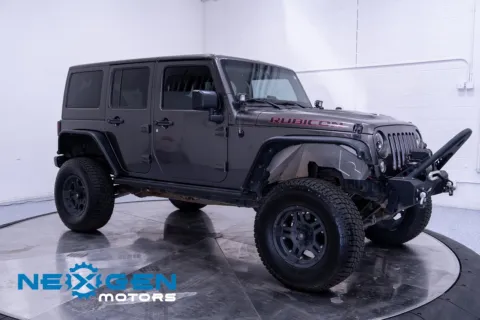 Gray 2016 Jeep Wrangler Unlimited Rubicon for sale in Orem, UT