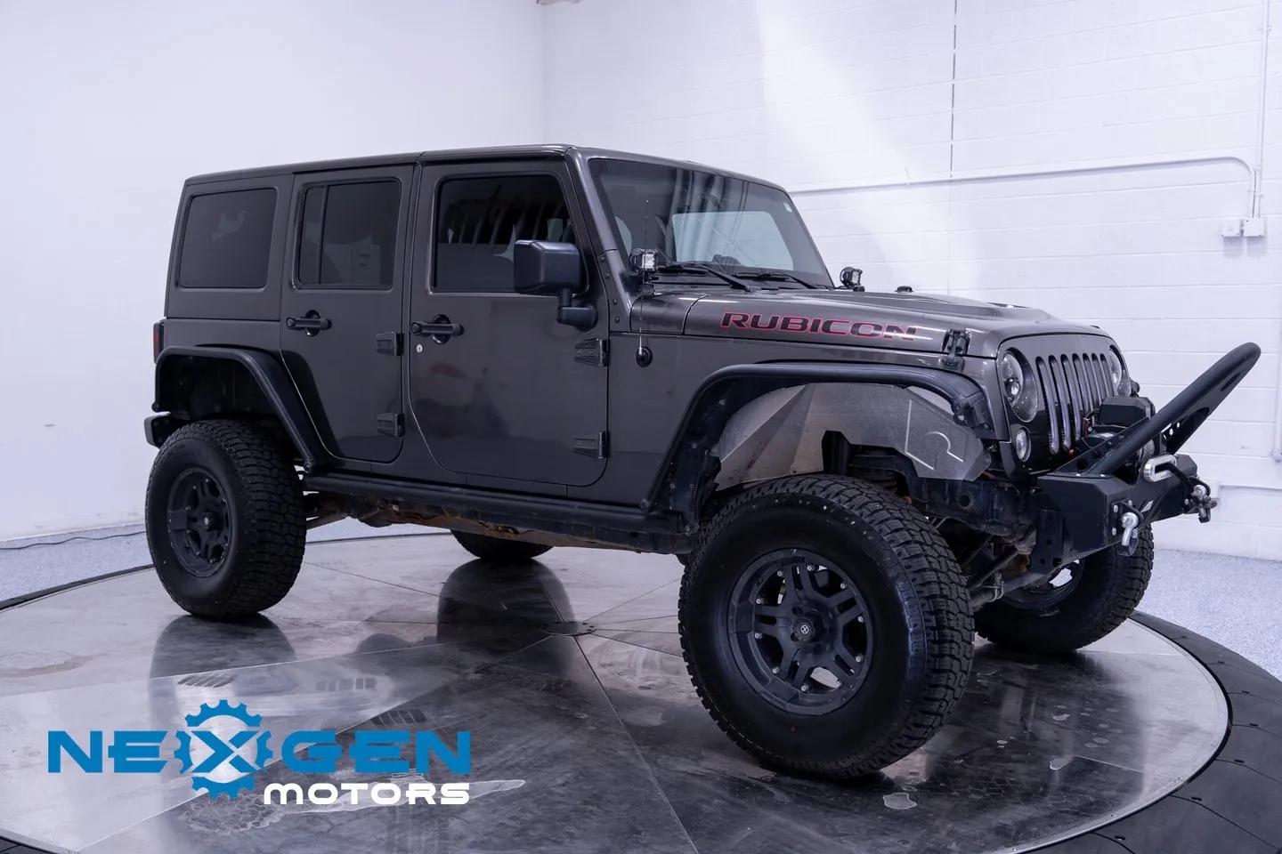 Gray 2016 Jeep Wrangler Unlimited Rubicon for sale in Orem, UT