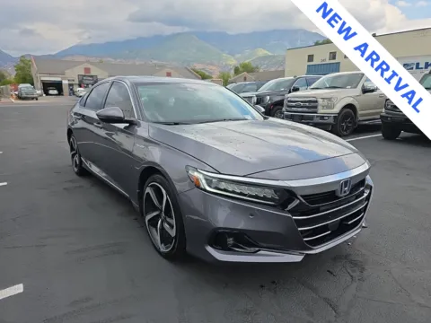 Gray 2021 Honda Accord Hybrid EX-L for sale in Orem, UT