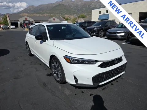 White 2025 Honda Civic Hybrid Sport Touring for sale in Orem, UT