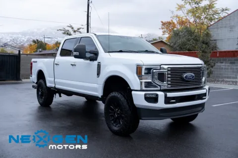 White 2021 Ford F-350SD Platinum for sale in Orem, UT