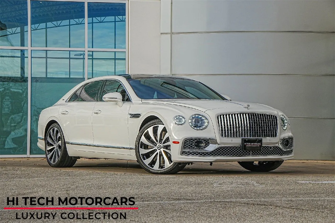 White 2021 Bentley Flying Spur V8 for sale in Austin, TX