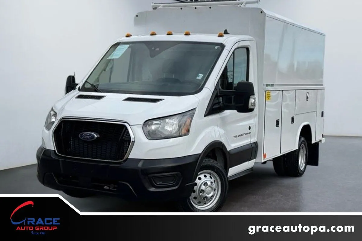 White 2022 Ford Transit 350 Cutaway 350 HD for sale in Morrisville, PA