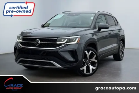 Gray 2022 Volkswagen Taos 1.5T SEL for sale in Morrisville, PA
