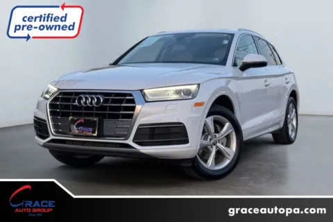 White 2020 Audi Q5 Premium 45 TFSI quattro S tronic for sale in Morrisville, PA
