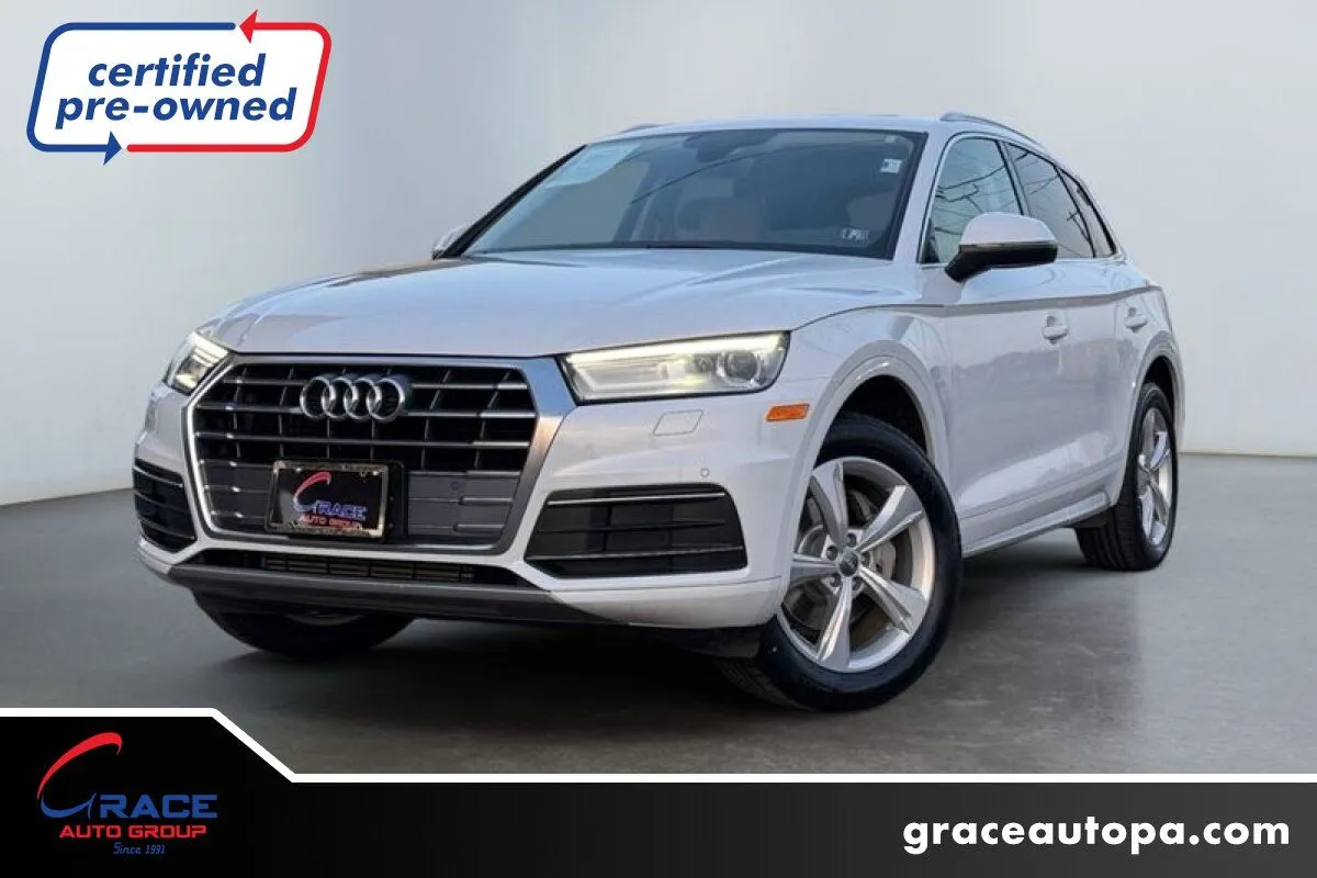 White 2020 Audi Q5 Premium 45 TFSI quattro S tronic for sale in Morrisville, PA