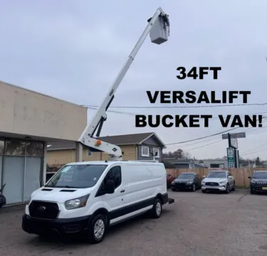 Blue 2023 Ford Transit 250 34ft Versalift Bucket Van for sale in Morrisville, PA