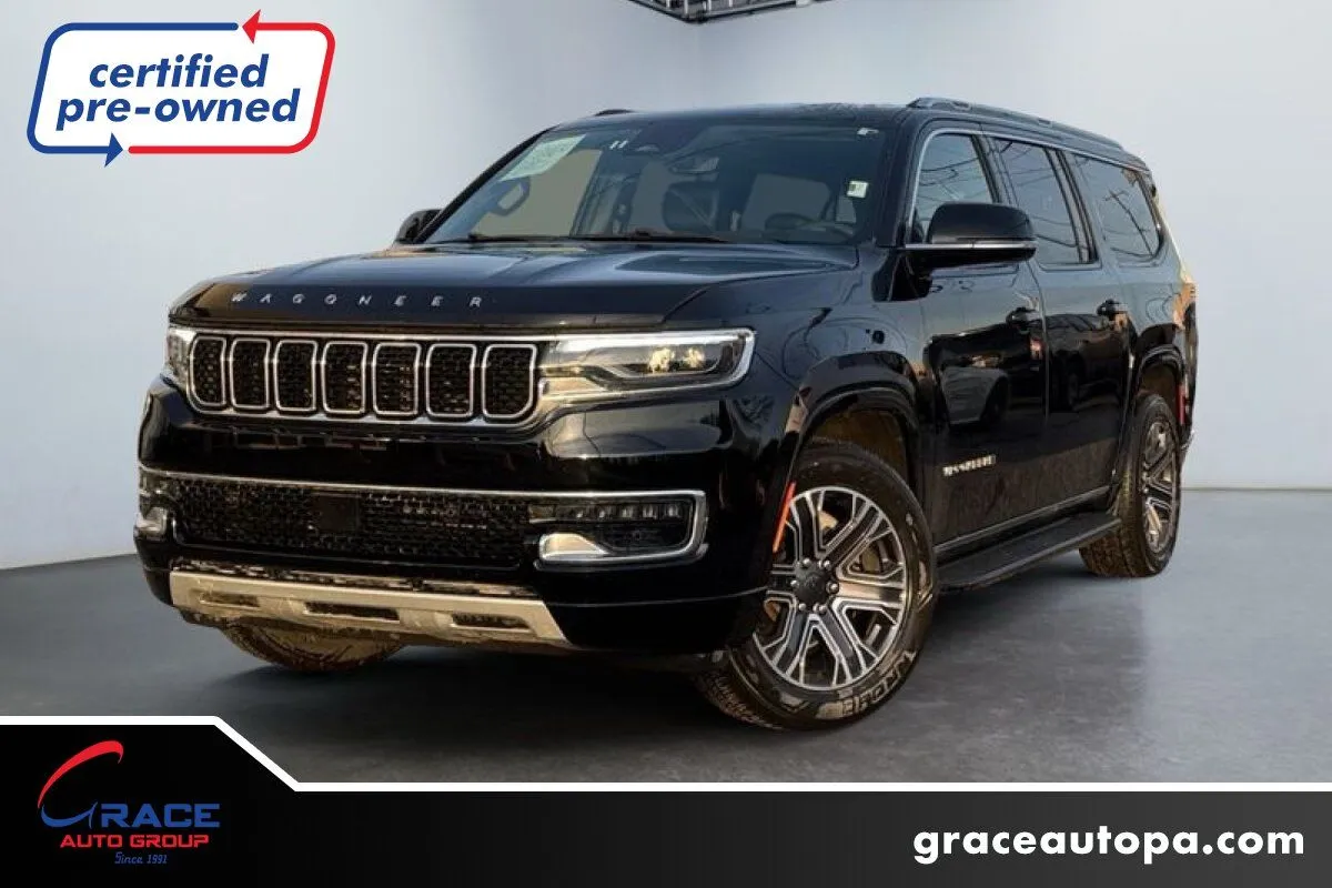 Black 2024 Jeep Wagoneer L Series II 4x4 for sale in Morrisville, PA