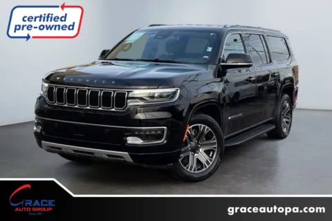 Black 2024 Jeep Wagoneer L Series II 4x4 for sale in Morrisville, PA