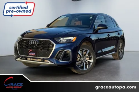 Blue 2022 Audi Q5 Premium 45 TFSI S line quattro S tronic for sale in Morrisville, PA