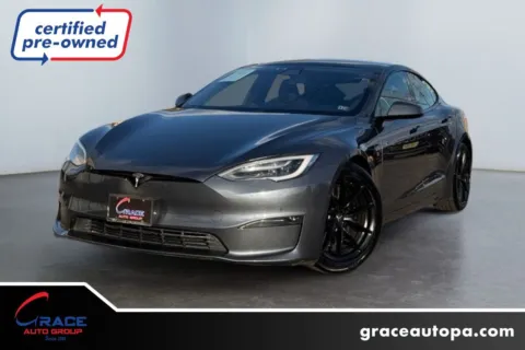 Blue 2022 Tesla Model S Dual Motor All-Wheel Drive for sale in Morrisville, PA