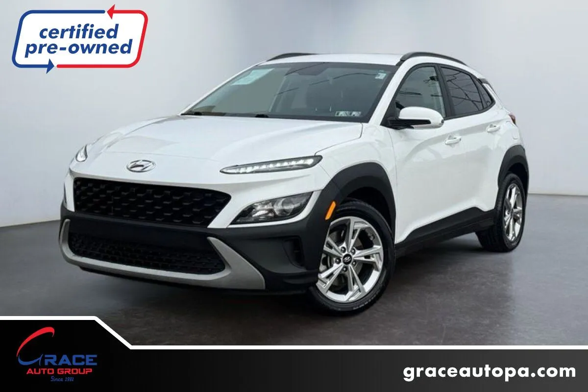White 2022 Hyundai Kona SEL for sale in Morrisville, PA