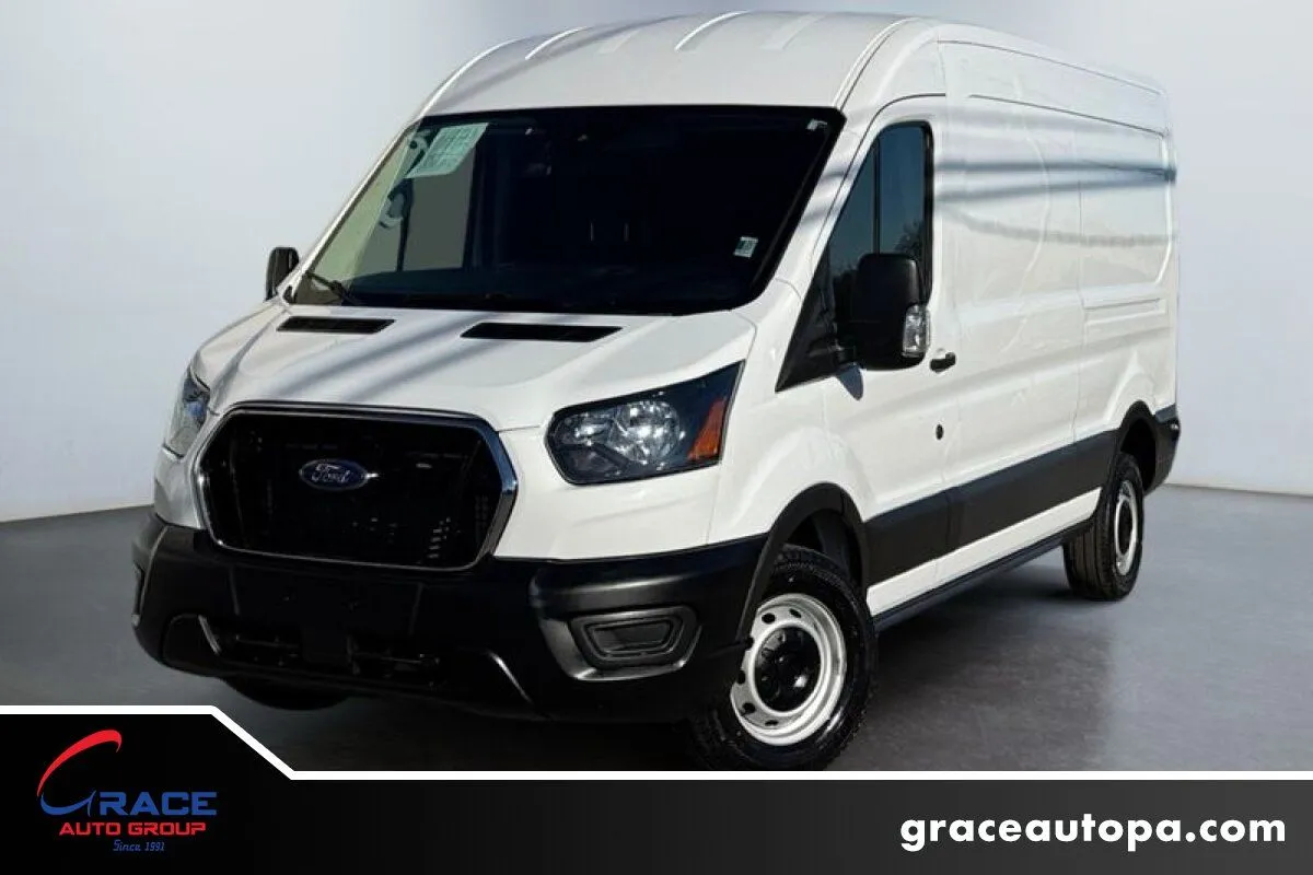 White 2023 Ford Transit 250 Medium Roof for sale in Morrisville, PA
