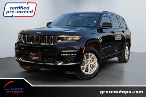 Blue 2023 Jeep Grand Cherokee L Limited 4x4 for sale in Morrisville, PA