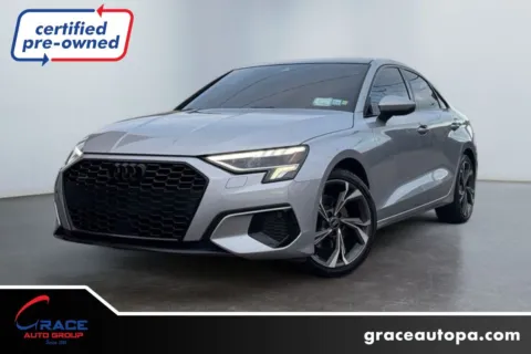 Silver 2023 Audi A3 Premium 40 TFSI quattro S tronic for sale in Morrisville, PA