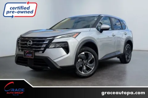 Silver 2024 Nissan Rogue SV FWD for sale in Morrisville, PA