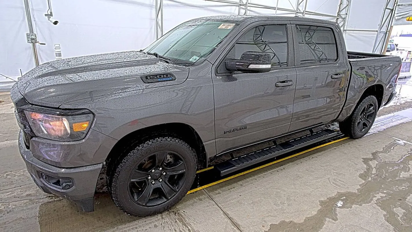 Gray 2021 Ram 1500 Big Horn Crew Cab 4x4 5'7" Box for sale in Morrisville, PA