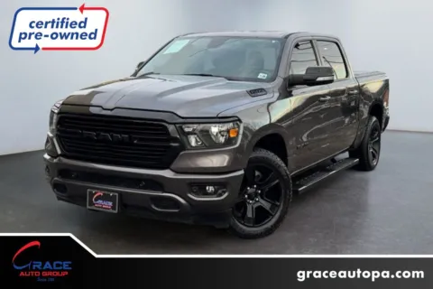 Gray 2021 Ram 1500 Big Horn Crew Cab 4x4 5'7" Box for sale in Morrisville, PA