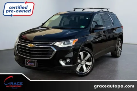Black 2019 Chevrolet Traverse 3LT for sale in Morrisville, PA