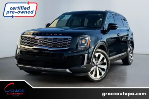 Black 2021 Kia Telluride S for sale in Morrisville, PA