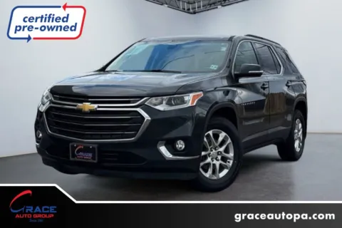 Black 2020 Chevrolet Traverse AWD LT Cloth for sale in Morrisville, PA