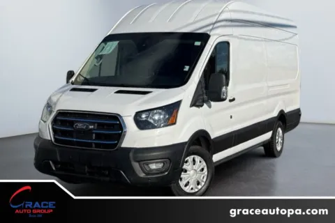 White 2022 Ford E-Transit 350 High Roof Extended for sale in Morrisville, PA