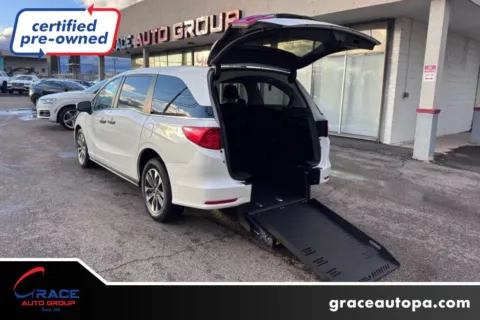 White 2021 Honda Odyssey EX-L for sale in Morrisville, PA