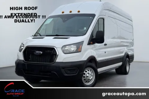 White 2023 Ford Transit 350 High Roof Extended for sale in Morrisville, PA