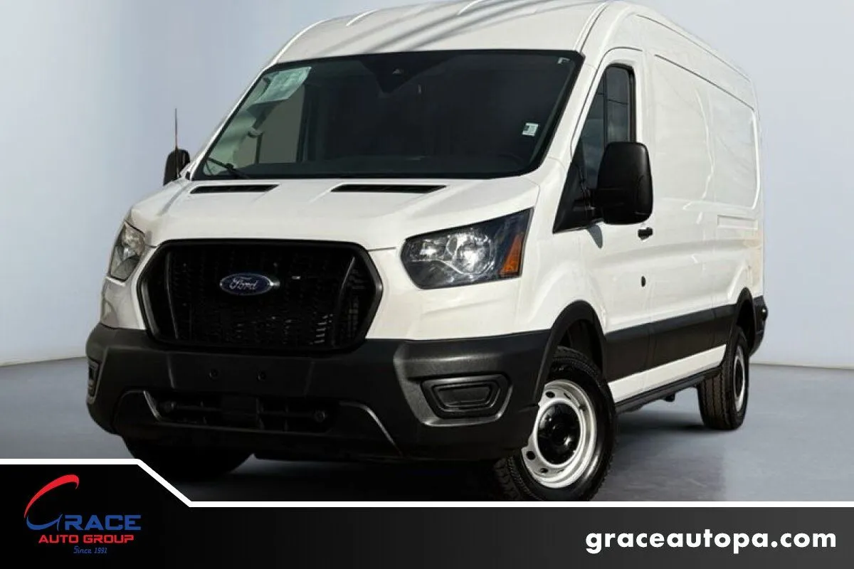 White 2024 Ford Transit 250 Medium Roof for sale in Morrisville, PA