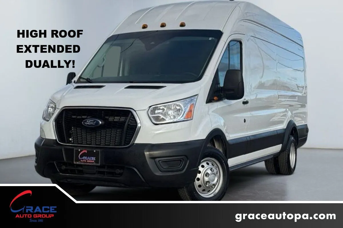 White 2023 Ford Transit 350 HD High Roof Extended for sale in Morrisville, PA