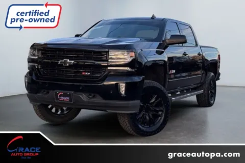 Black 2017 Chevrolet Silverado 1500 2LZ for sale in Morrisville, PA