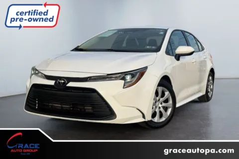 White 2023 Toyota Corolla LE for sale in Morrisville, PA