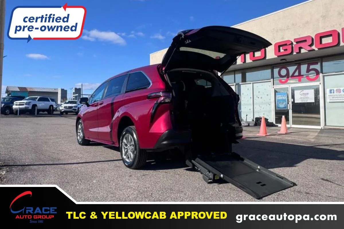 Red 2024 Toyota Sienna LE for sale in Morrisville, PA