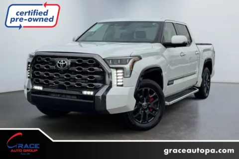 White 2024 Toyota Tundra Hybrid Platinum 2WD for sale in Morrisville, PA