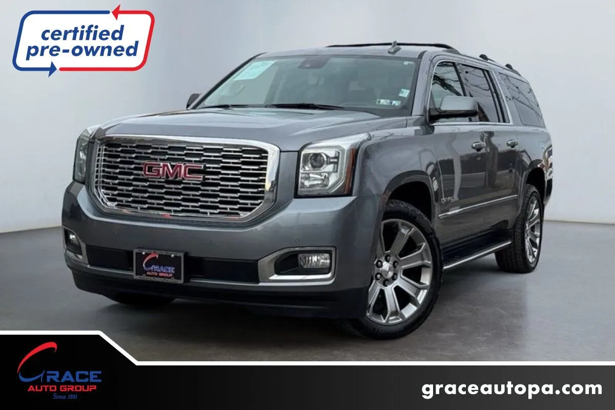Gray 2020 GMC Yukon XL 4WD Denali for sale in Morrisville, PA