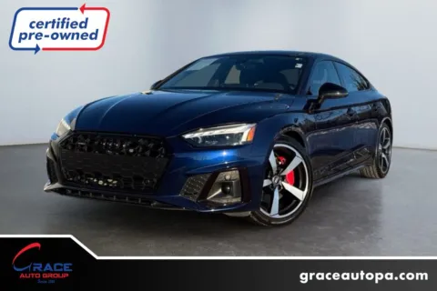 Blue 2022 Audi A5 Sportback Premium Plus 45 TFSI S line quattro S tronic for sale in Morrisville, PA