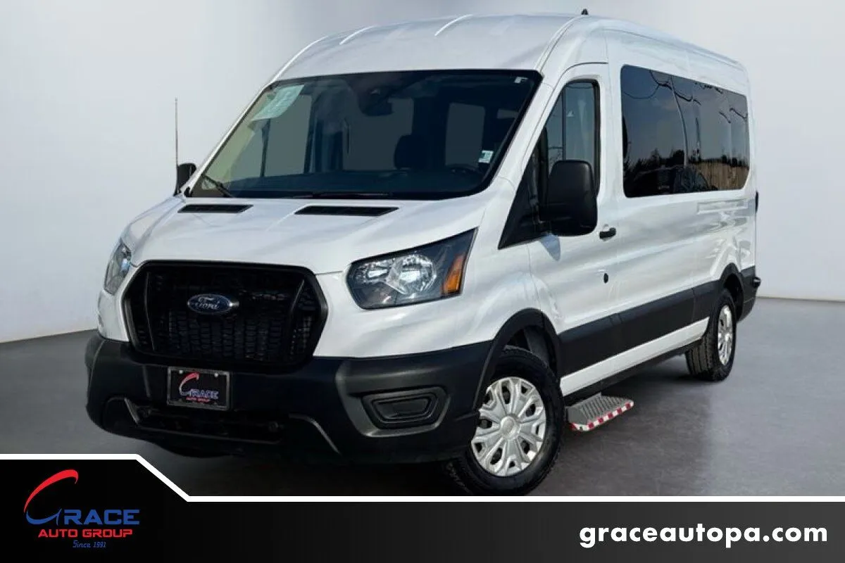 White 2025 Ford Transit 350 Medium Roof Wheelchair Assessable for sale in Morrisville, PA