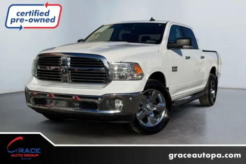 White 2018 Ram 1500 Big Horn Crew Cab 4x4 5'7" Box for sale in Morrisville, PA