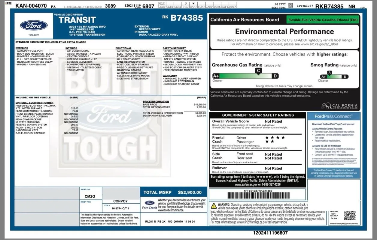 2024 Ford Transit Van Base - Photo 47